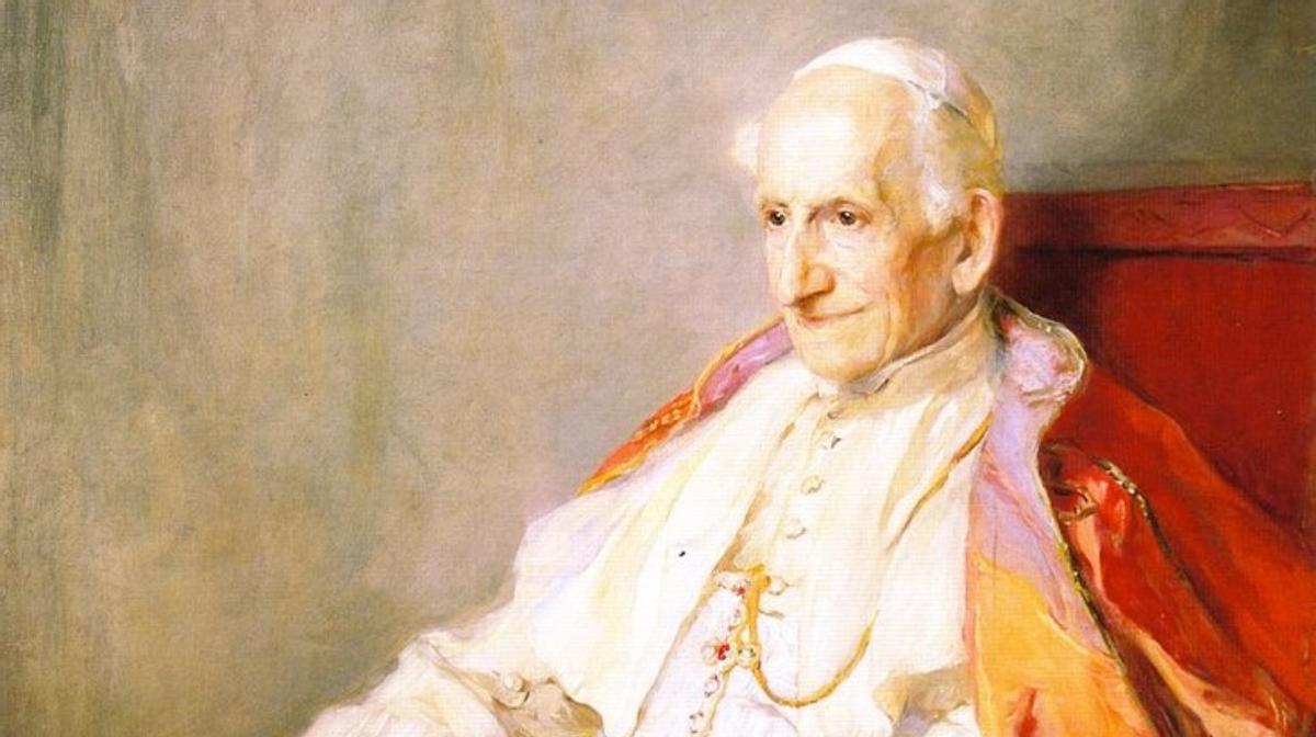 El papa León XIII, cuyo pontificado se prolongó durante más de 25 años.