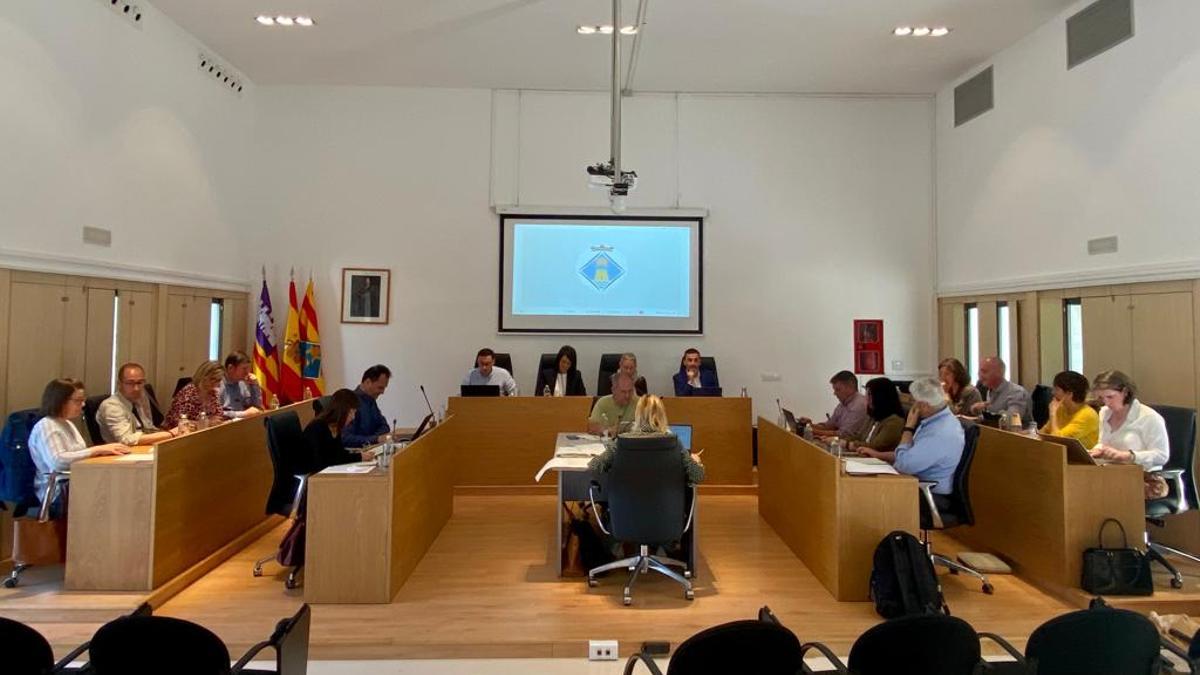 Un momento del pleno del mes de abril celebrado por el Consell de Formentera