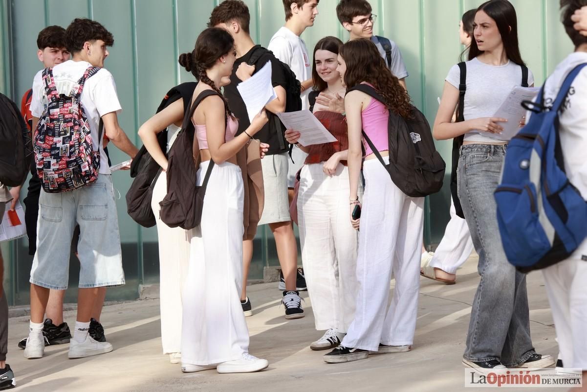 Primera jornada de la PAU en el campus de Espinardo