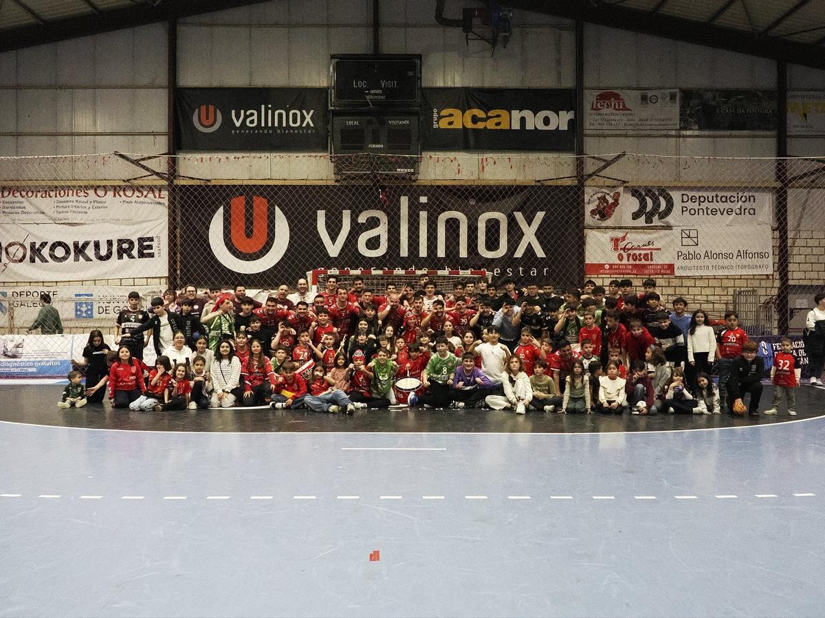 Celebración del título del grupo.