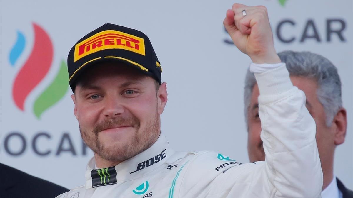 Valtteri Bottas (Mercedes) gana el GP de Azerbaiyán y lidera el mundial de Fórmula 1