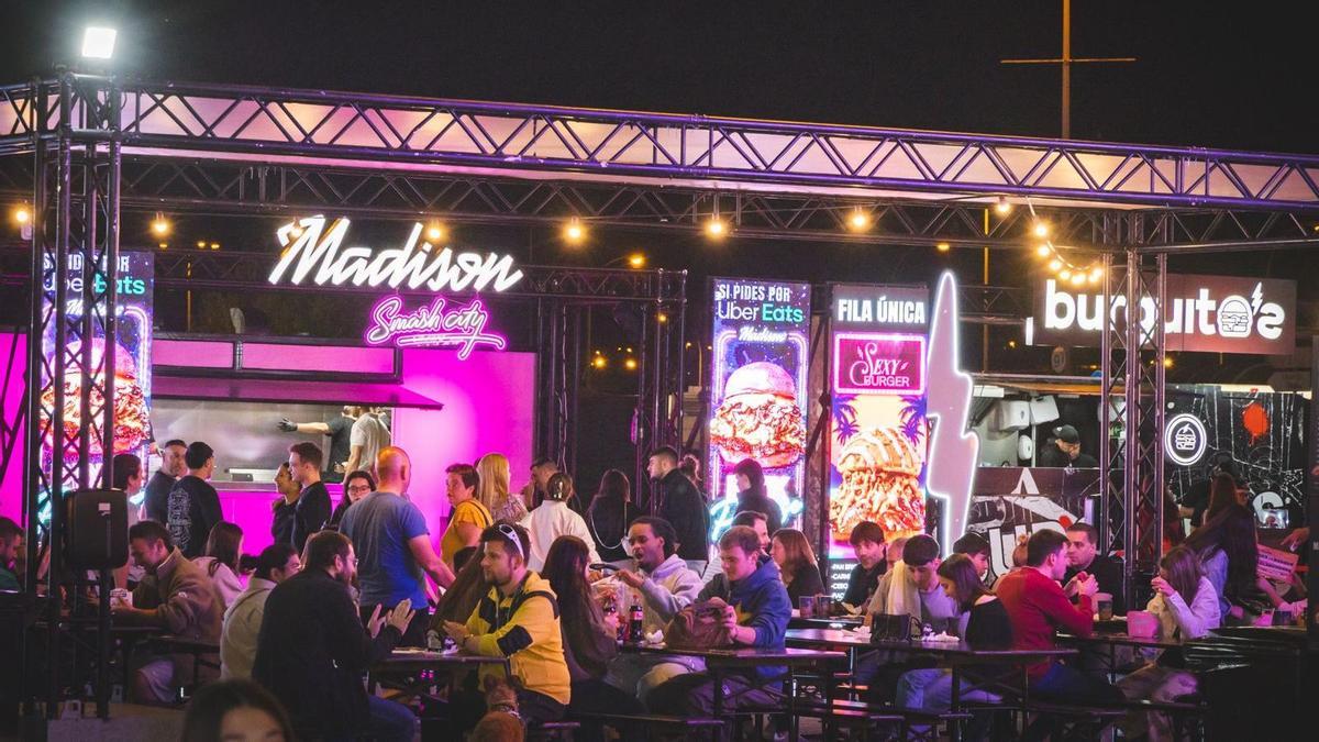 Ambiente en uno de los eventos de The Championg Burger.