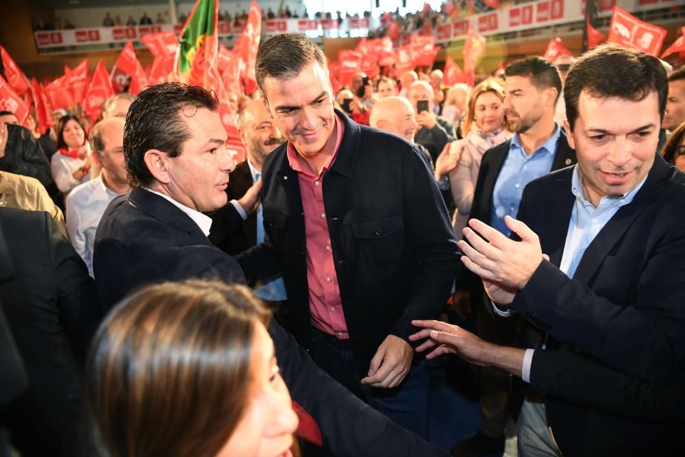 Mitín de Pedro Sánchez en A Coruña