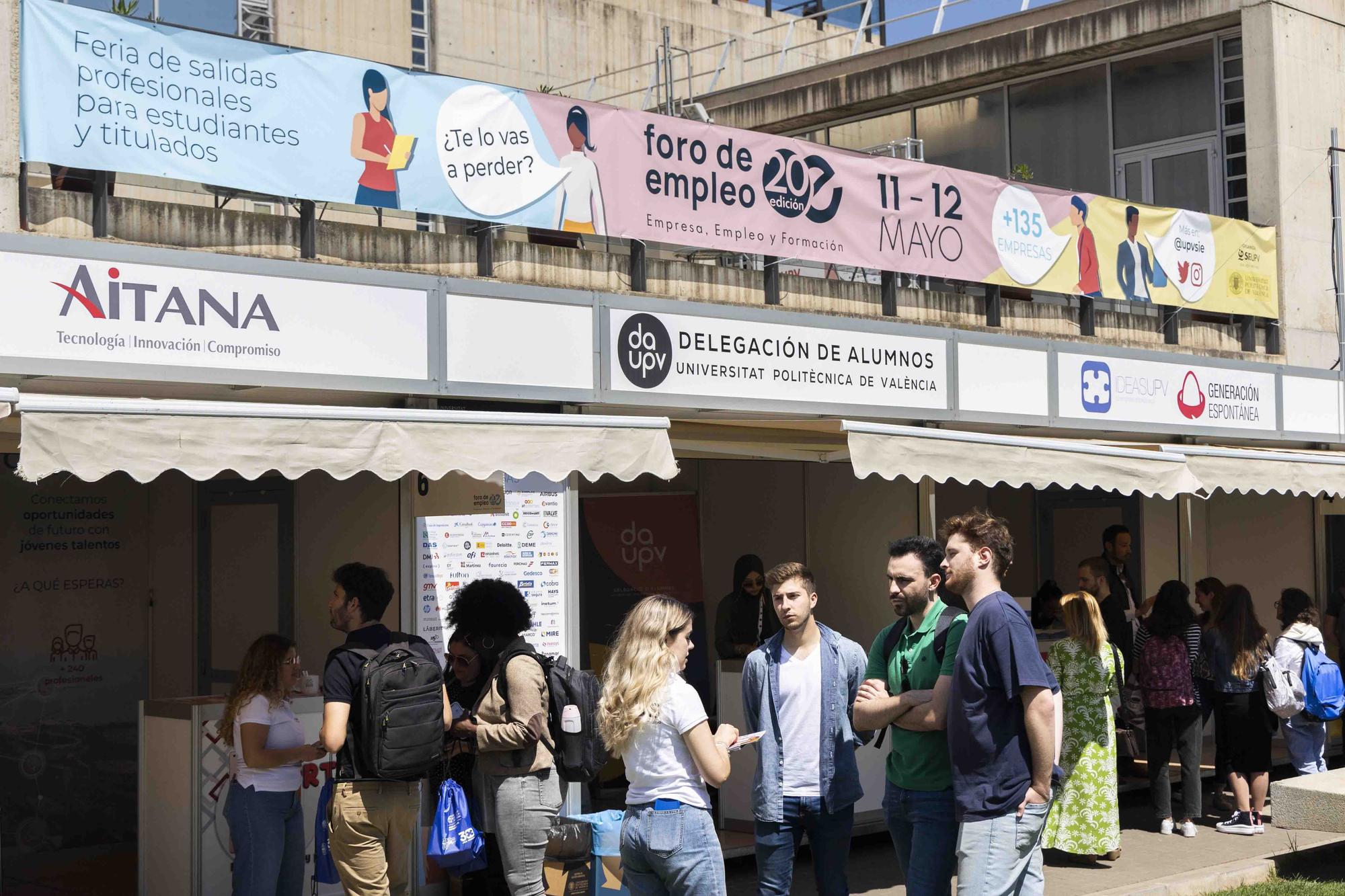 El 20 Foro de Empleo de la UPV, a rebosar