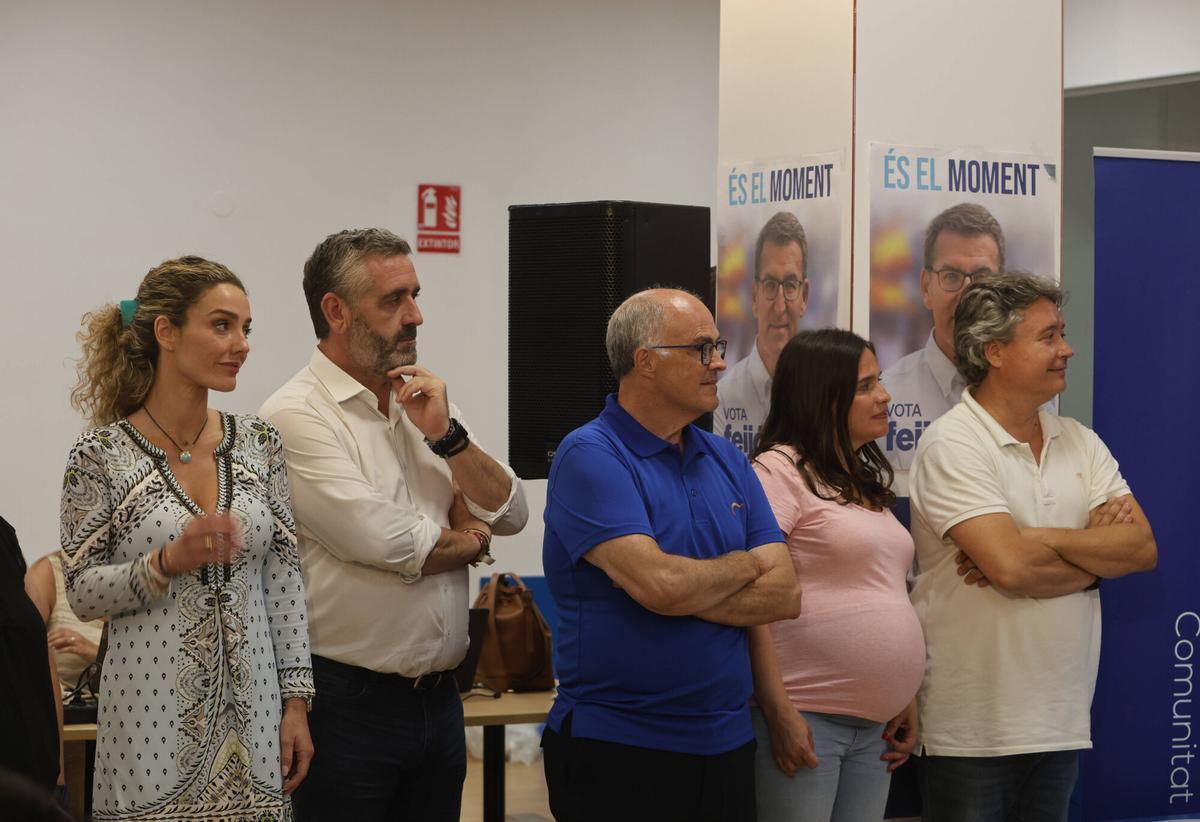 Valencia. VLC. Noche electoral en la.swde del PP. EG . 23J . NOCHE ELECTORAL . RESULTADOS ELECTORALES . SEDE DEL PPCV