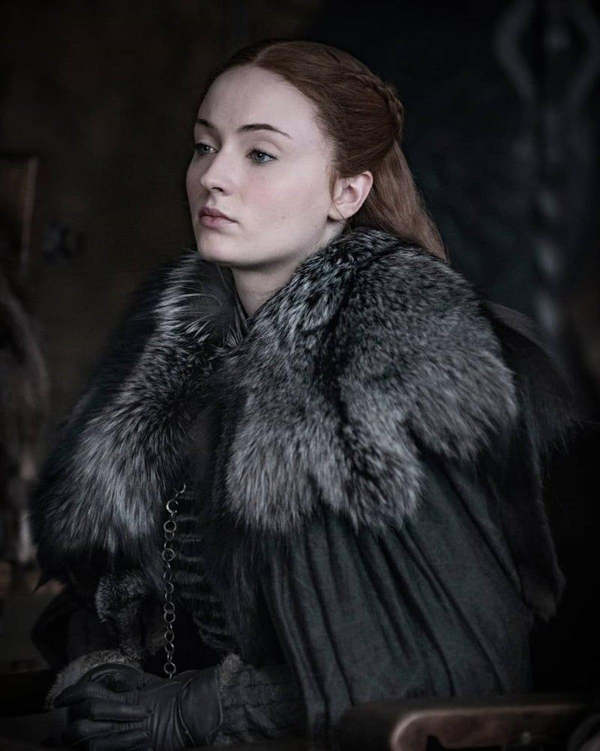 Sansa Stark, cada vez más blanca