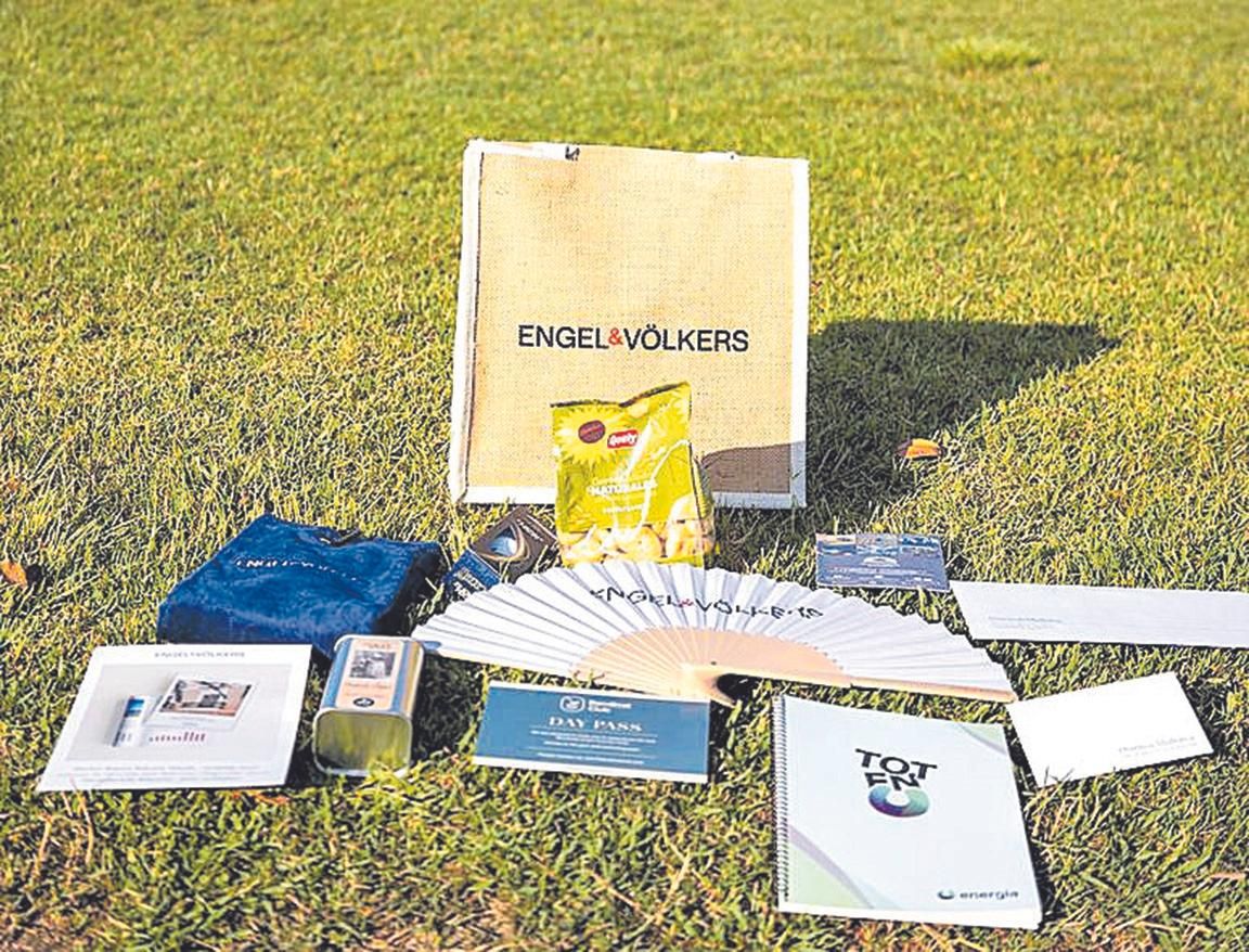 Pack de bienvenida entregado a cada uno de los golfistas que participaron en el torneo de este diario.