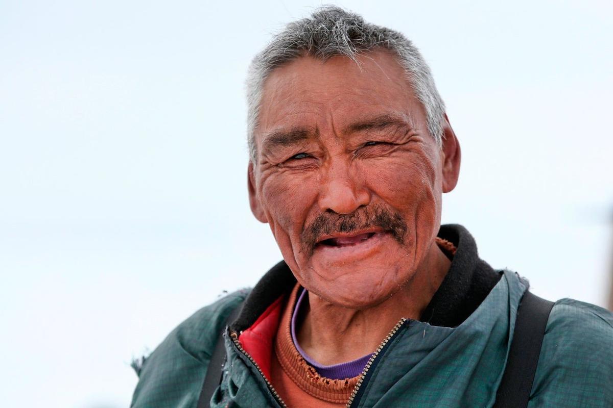 Retrato de un inuit en Nunavut