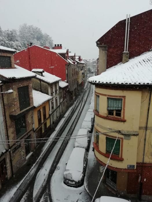 Nieve en Laviana