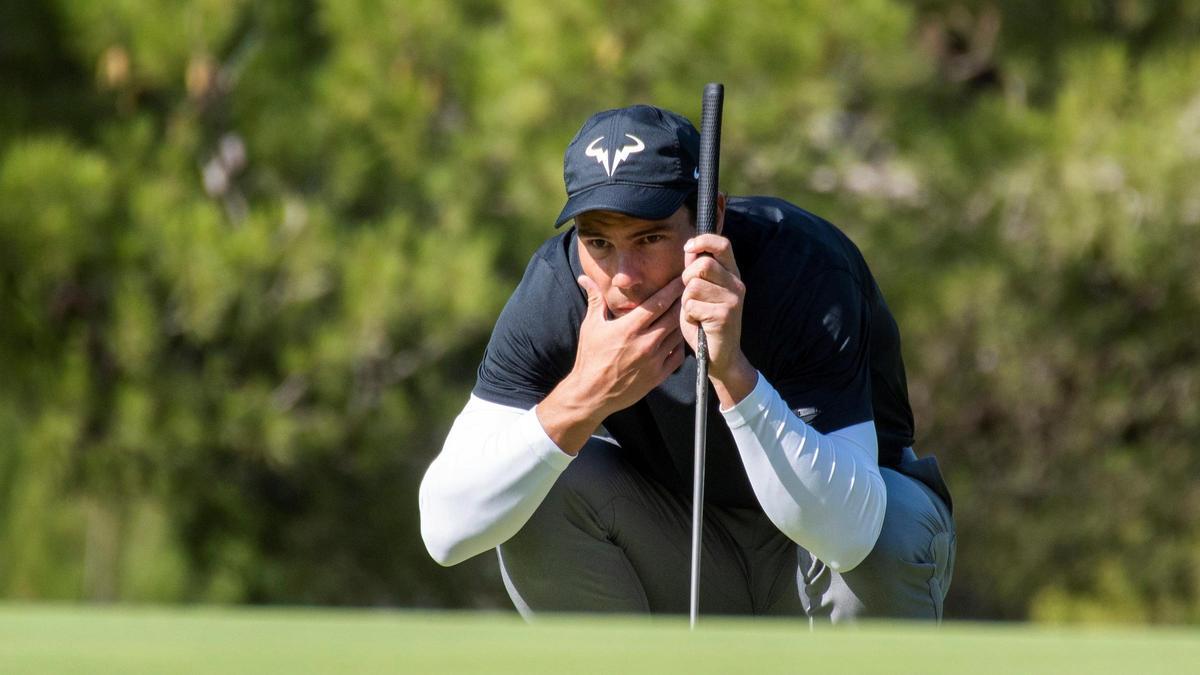 Nadal, este pasado fin de semana en el Regional de golf