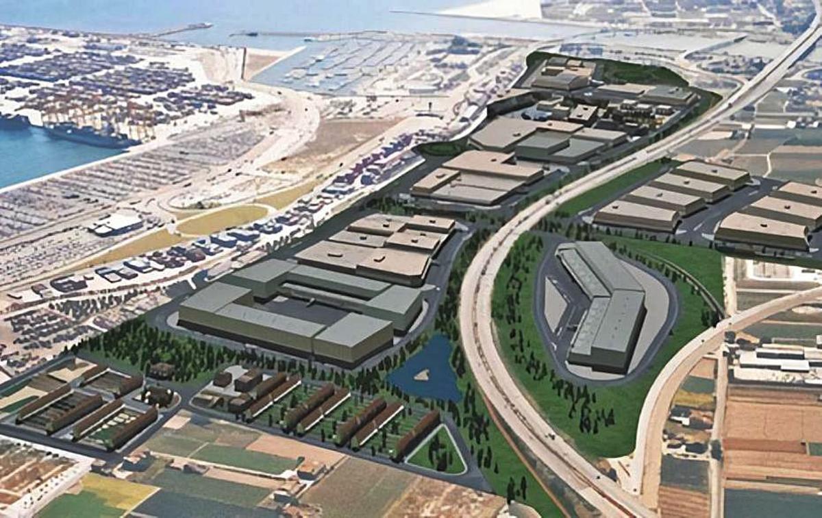 Un megapolígono logístico de 72 hectáreas acabado en 2005 y aún sin uso