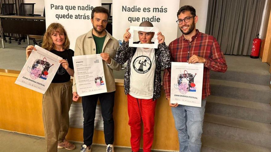 Por la izquierda, Lucy Madeleine Humphreys, Juan Ponte, Catalina del Riego y Luis Juárez. |
