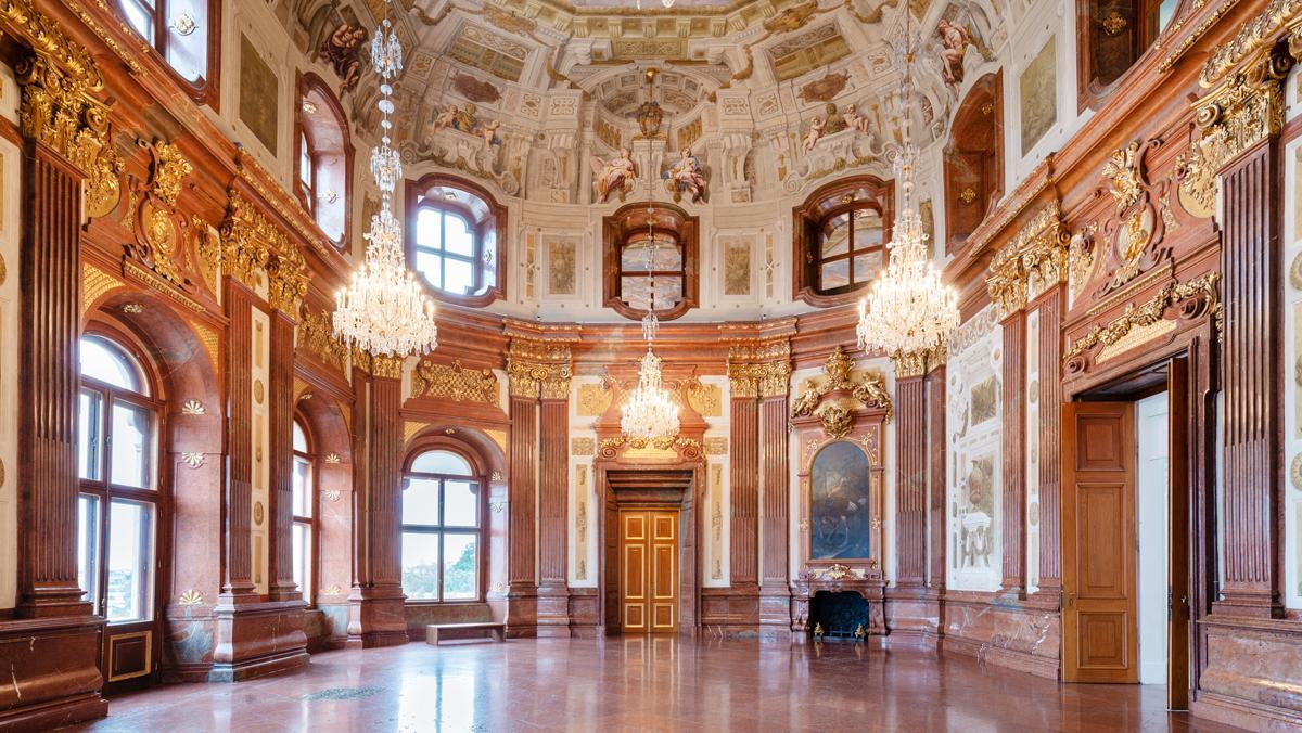 Vista interior del Palacio Belvedere Alto