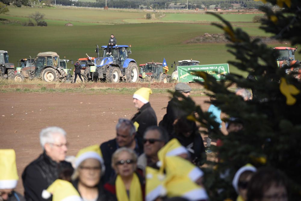 Tractorada a Lledoners.