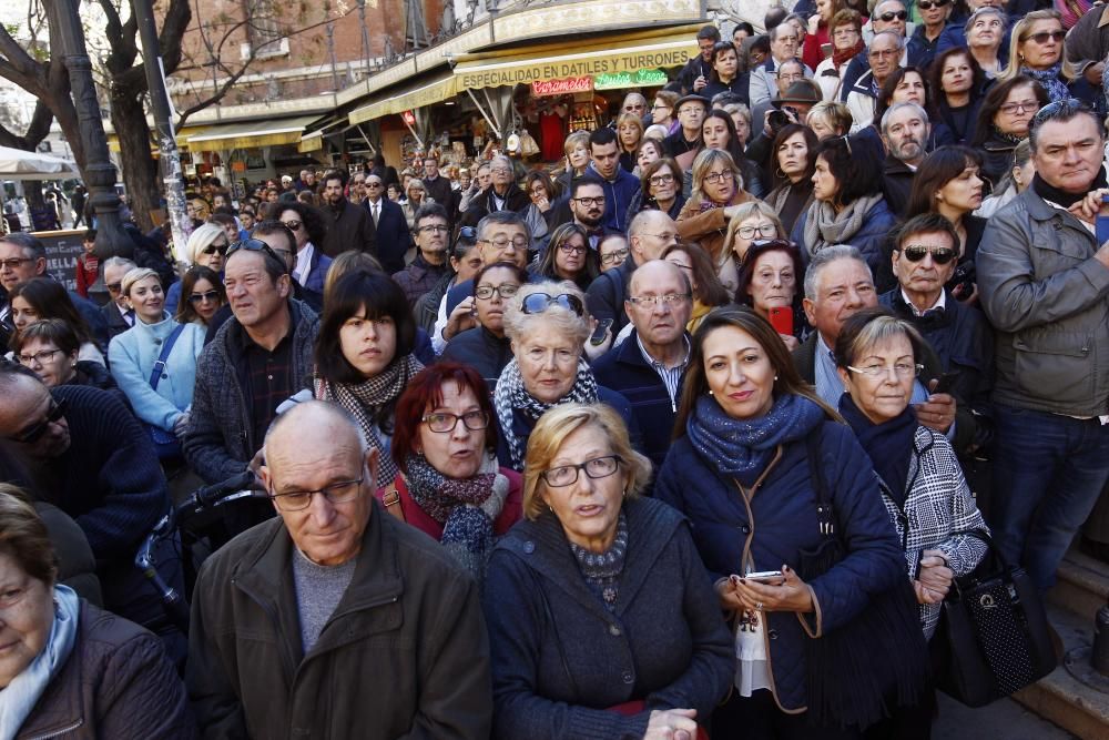 Los Reyes en el Mercado Central de Valencia