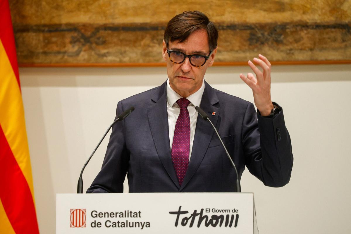 El president de la Generalitat, Salvador Illa, en un acte aquesta setmana