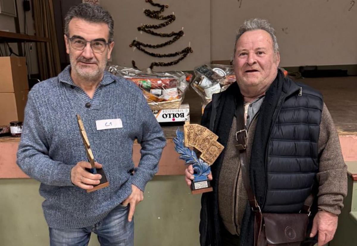 Segundos clasificados, Rogelio Arellano y Ángel Velázquez.