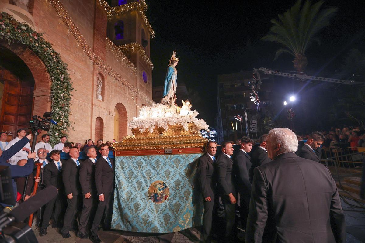 Misa y procesión de la festividad de la Purísima 2023 en Torrevieja