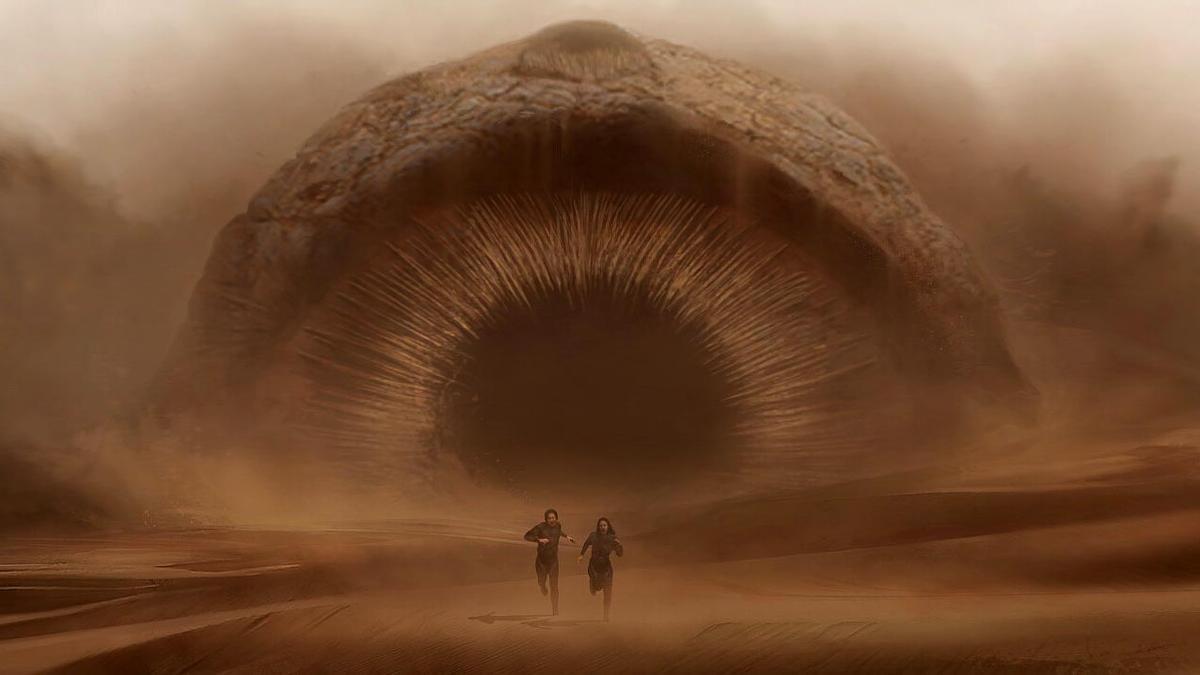 Uno de los gusanos de 'Dune'.