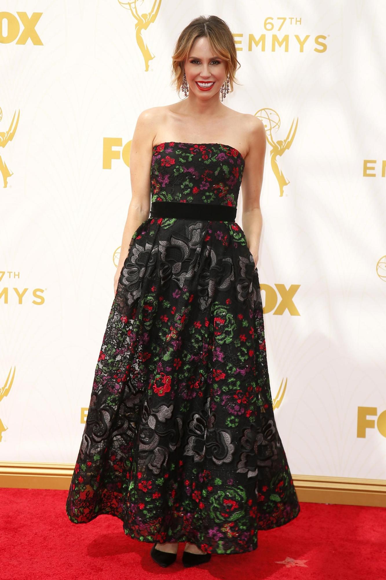 Emmy 2015: Keltie Knight con vestido de Elie Saab
