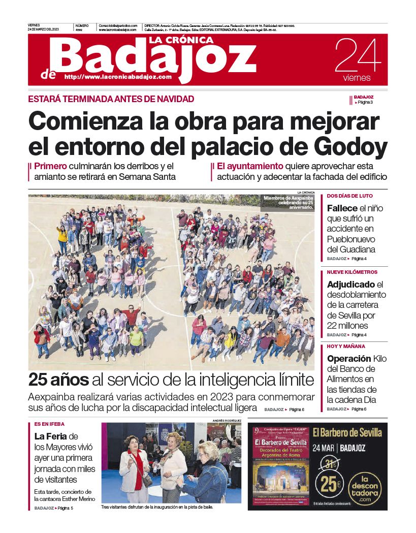 Consulta la portada correspondiente al día 24 de marzo de 2023