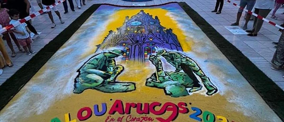 Alfombra de Arucas, en Salou.