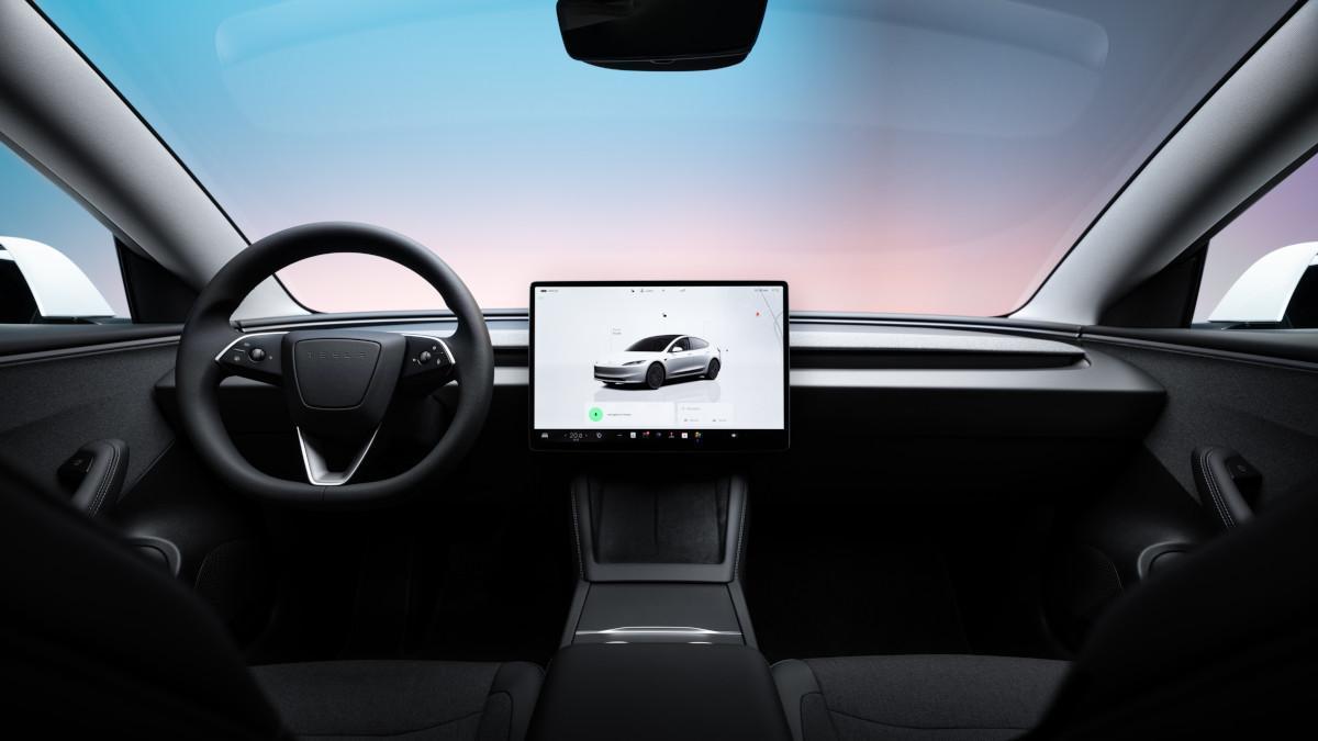 Interior del Tesla Model 3