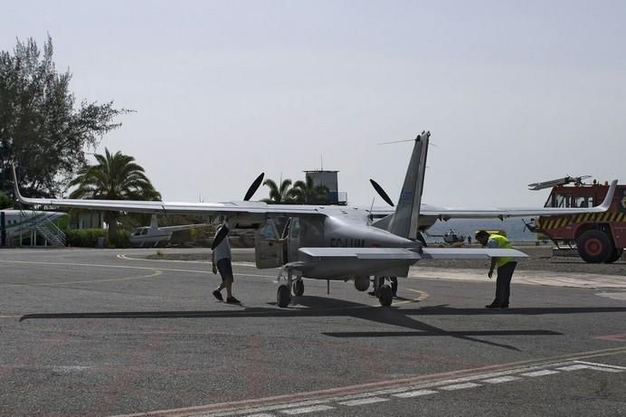 Una avioneta de la DGT reconoce las carreteras de Gran Canaria