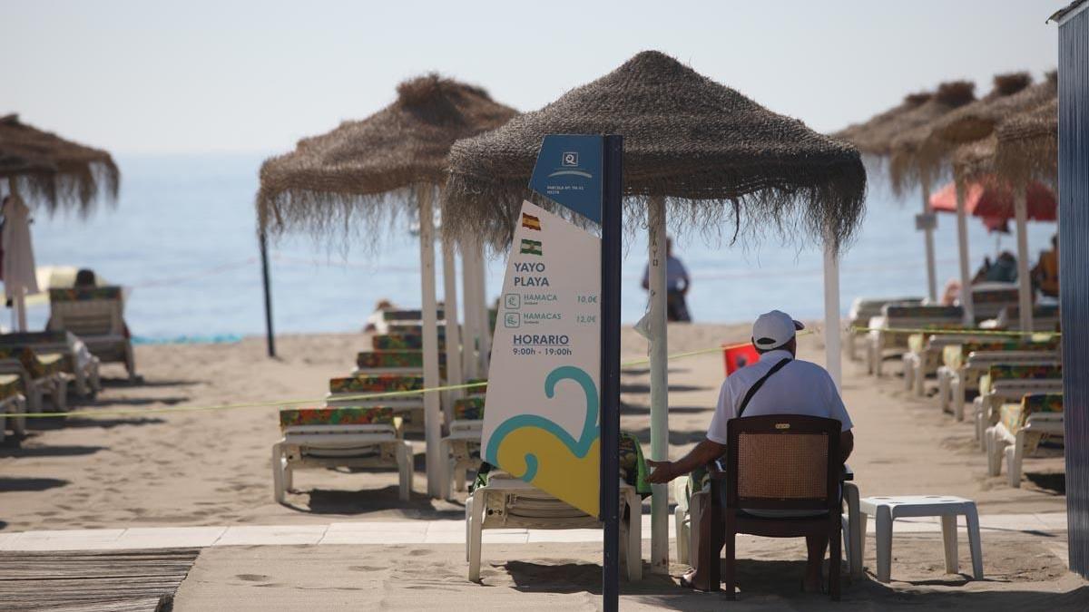 Una playa de Málaga.