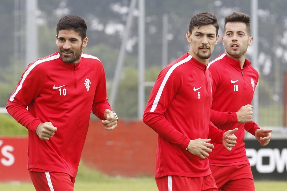 Entrenamiento del Sporting