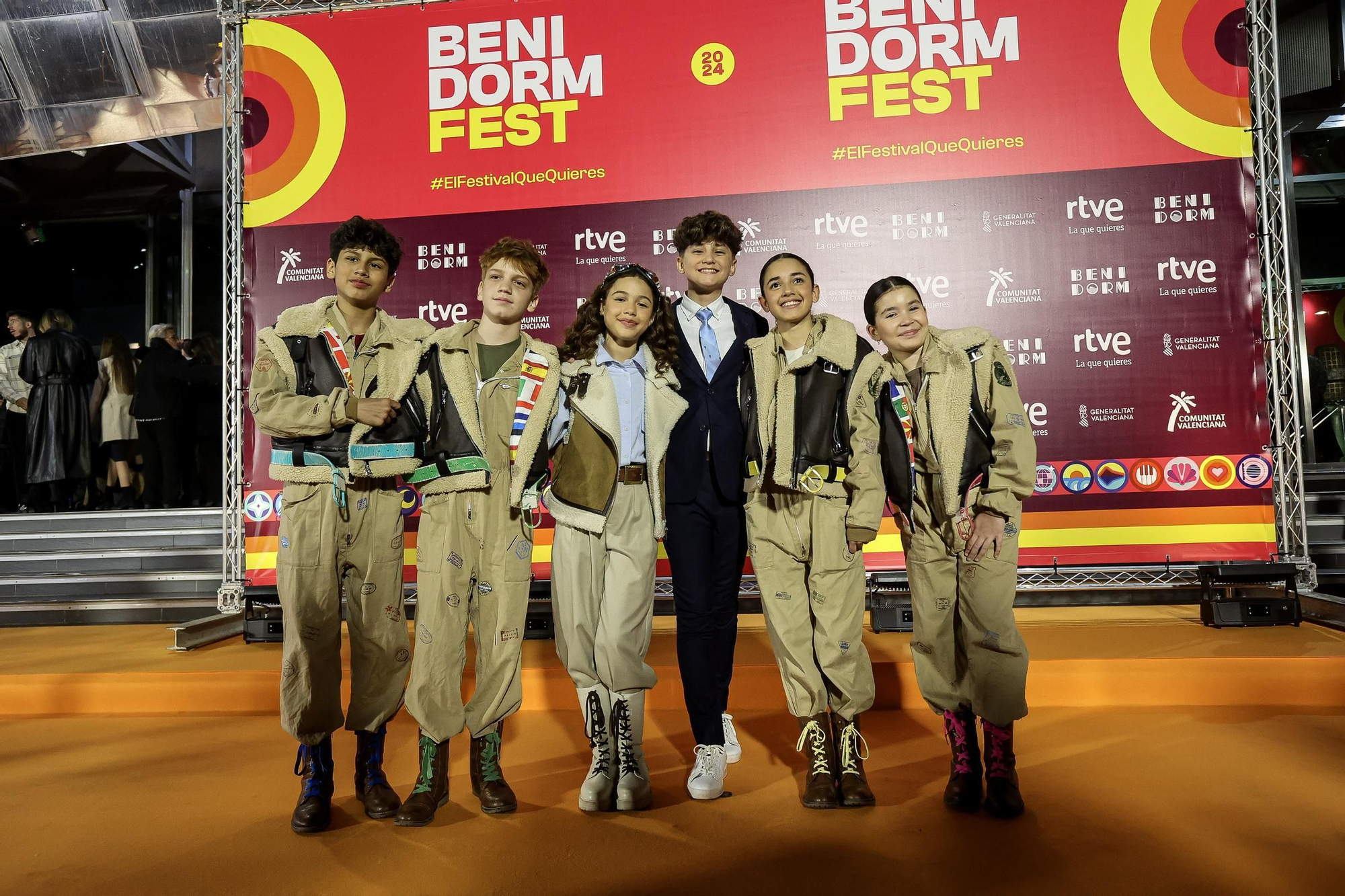 Alfombra naranja Benidorm Fest