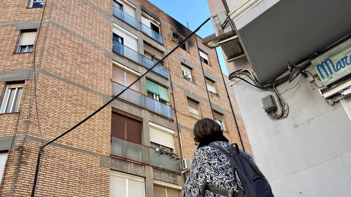 Un home va morir en un incendi a l’Hospitalet el dia de Reis