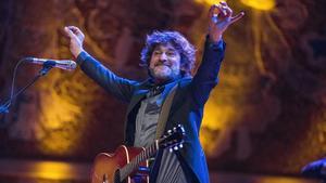 Quique González, en su actuación en el Palau de la Música