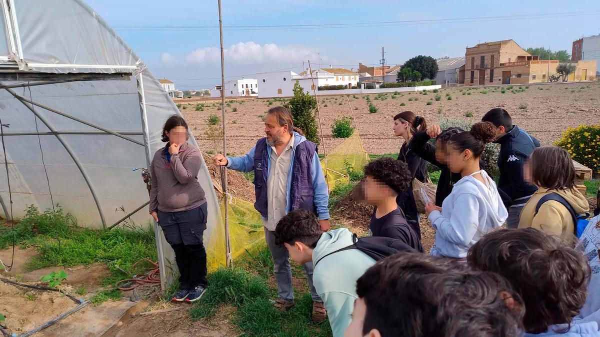 Actividades en la marcha por la huerta.