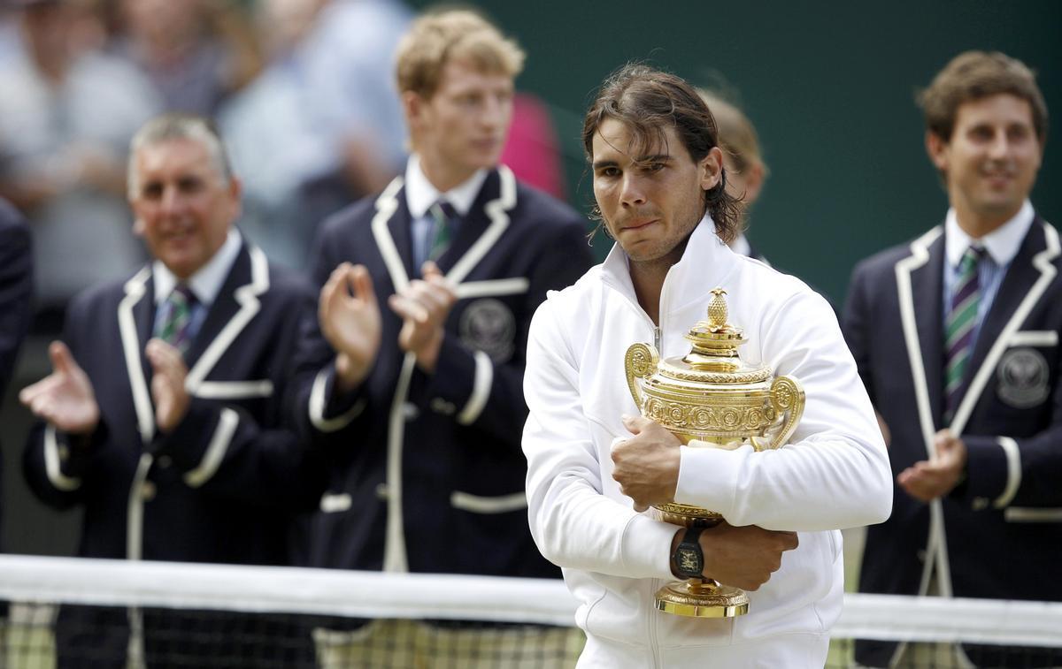 Nadal y su segundo Wimbledon en 2010