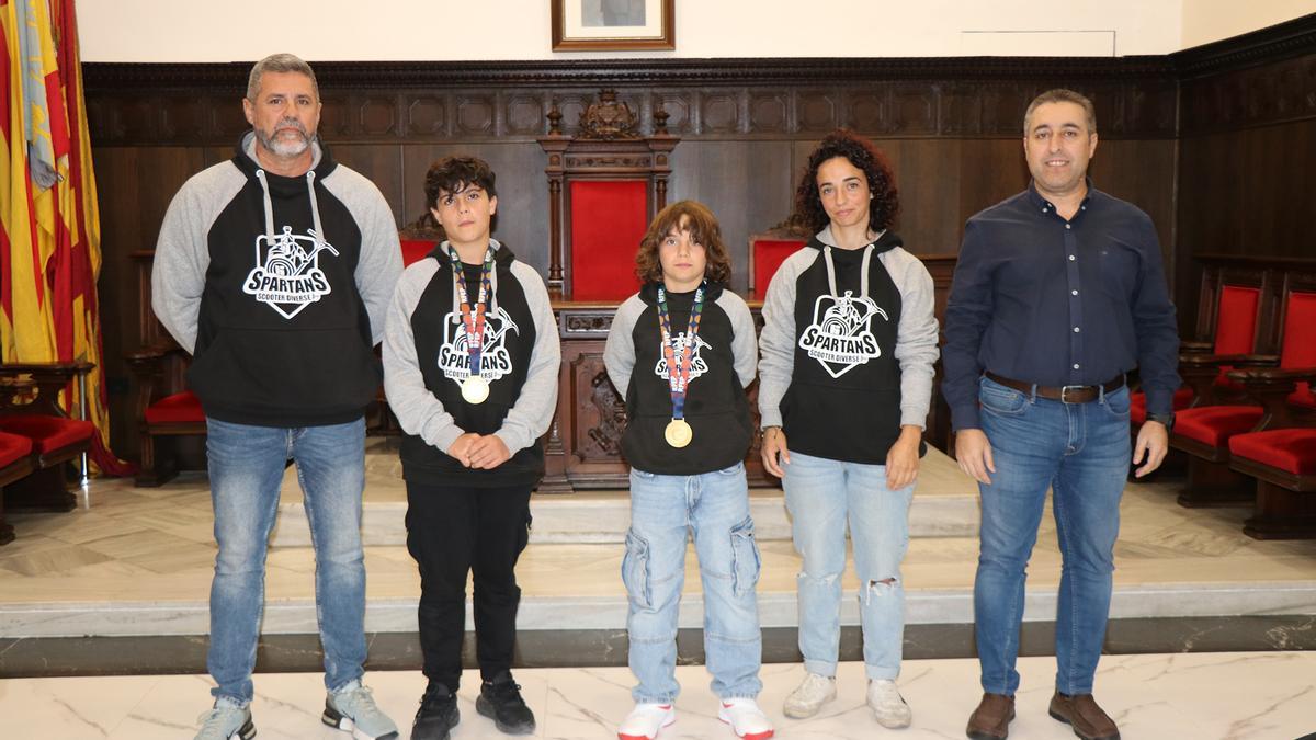 Recepción de Eric Miñana y Alicia Carrasquer.