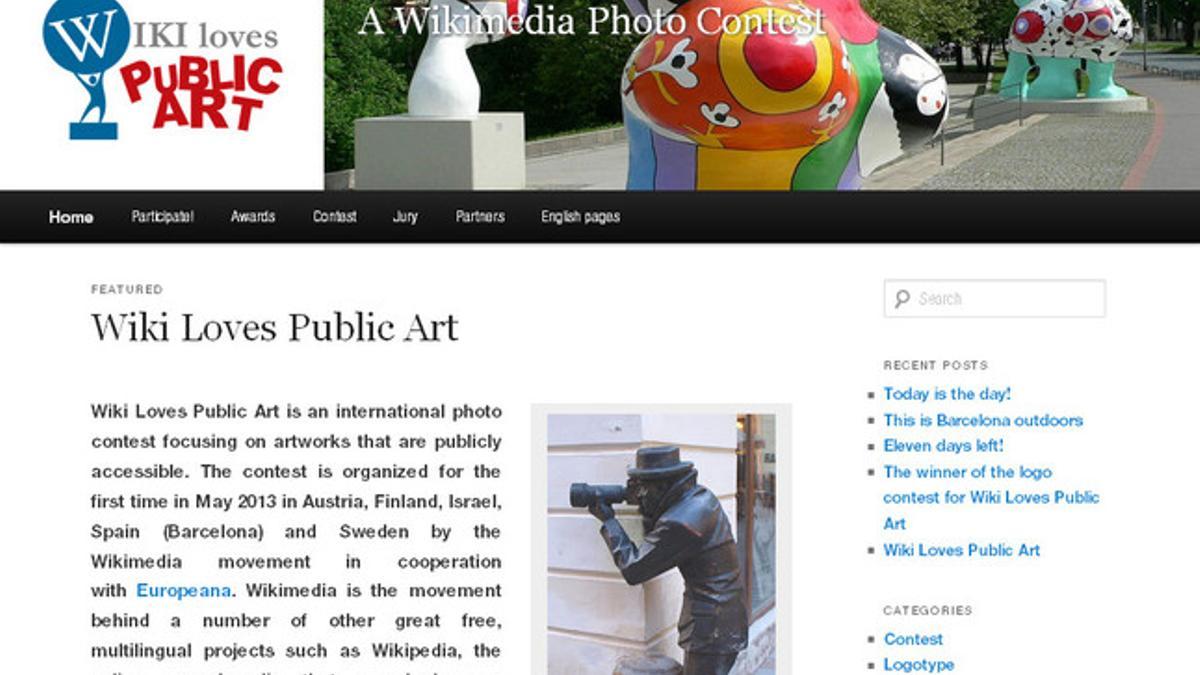 Primera edición en Barcelona del Wiki Loves Public Art