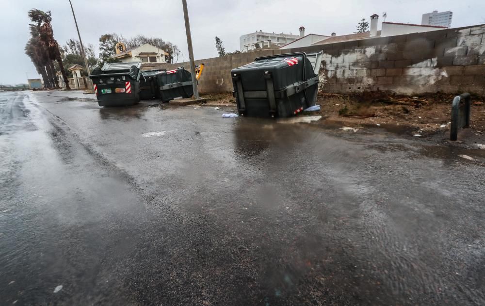 Efectos de la borrasca en El perellonet