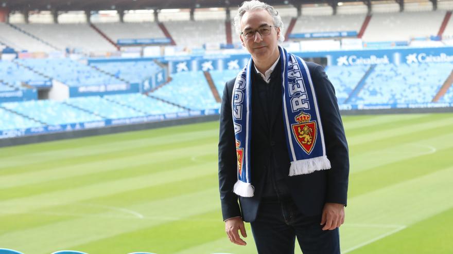 Torrecilla y su visión de la cantera en su presentación con el Zaragoza