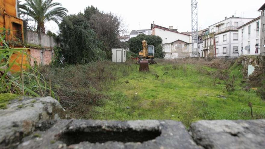 La zona en la que se actuará, contemplada en el estudio de detalle de la Trinidad, en el casco histórico de la ciudad.  // Jesús Regal