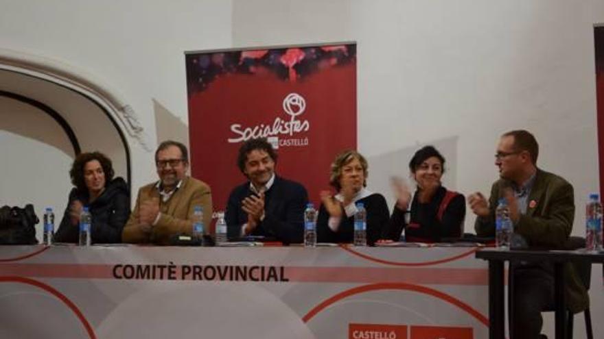 Colomer salió ayer reforzado de la ejecutiva provincial del PSPV en Jérica.