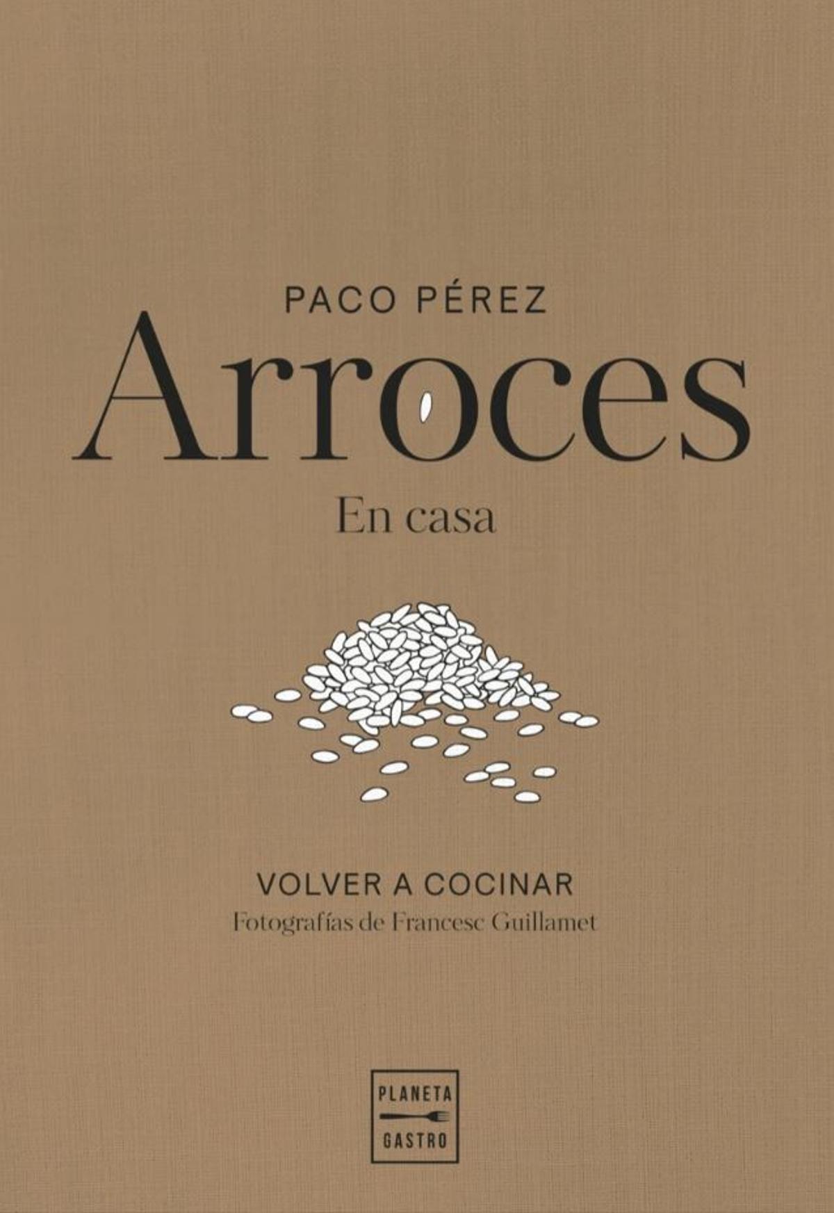 La portada del llibre "Arroces", de Paco Pérez.