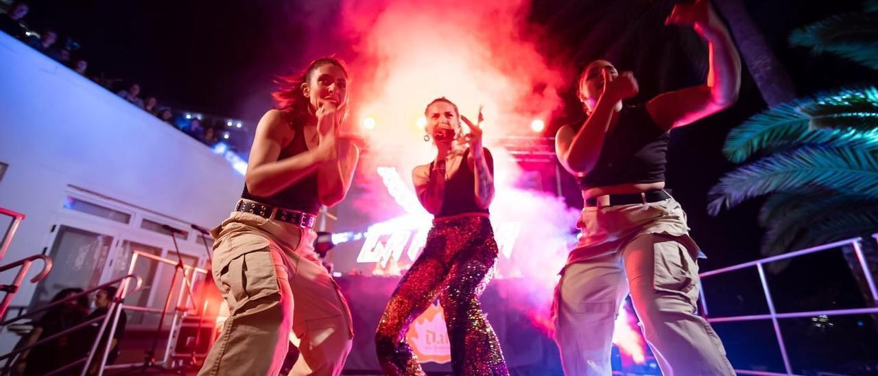 Un momento del concierto del Festival de Perreo Feminista.