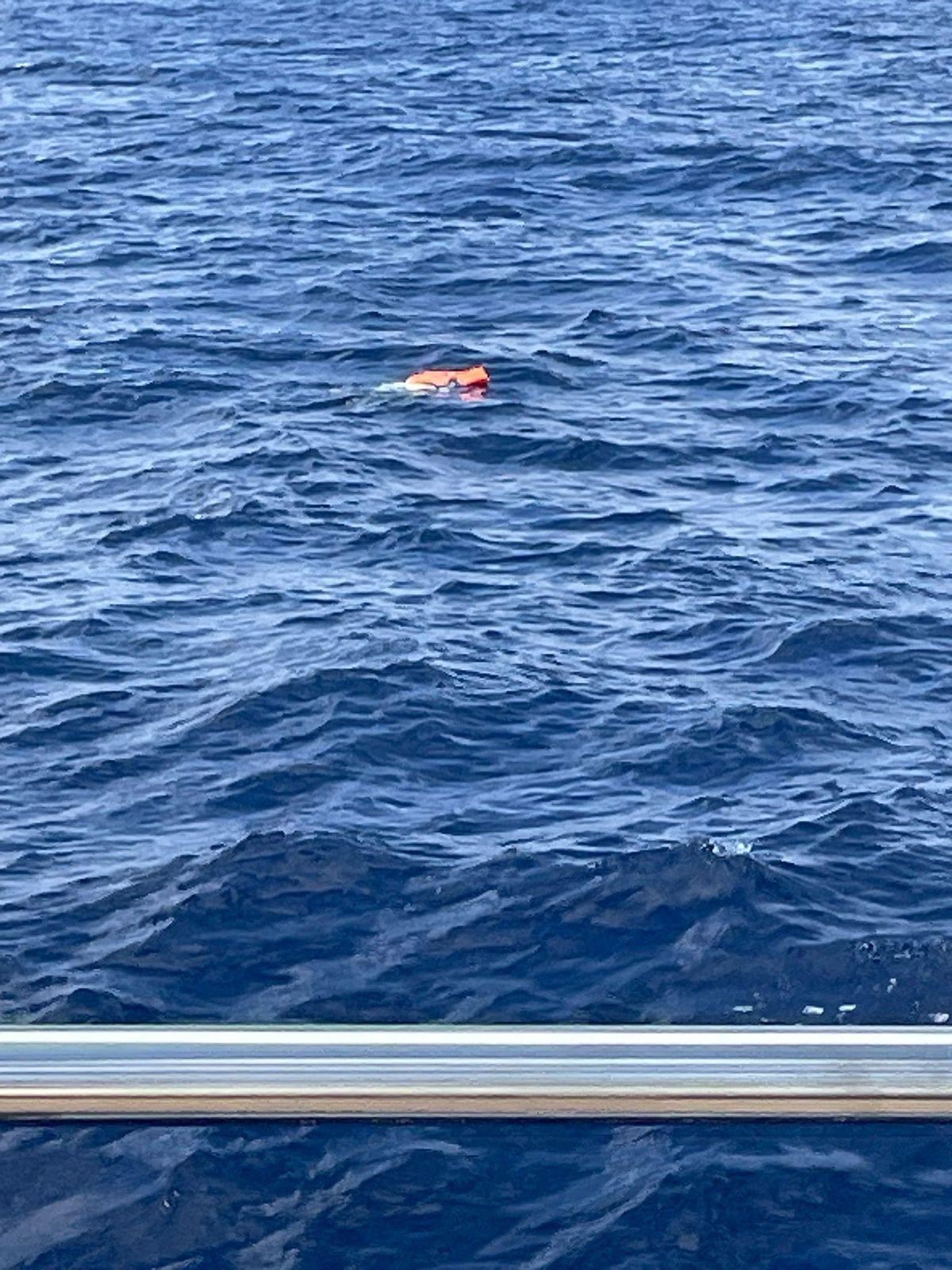 El cadáver que ha aparecido hoy entre Mallorca e Ibiza.