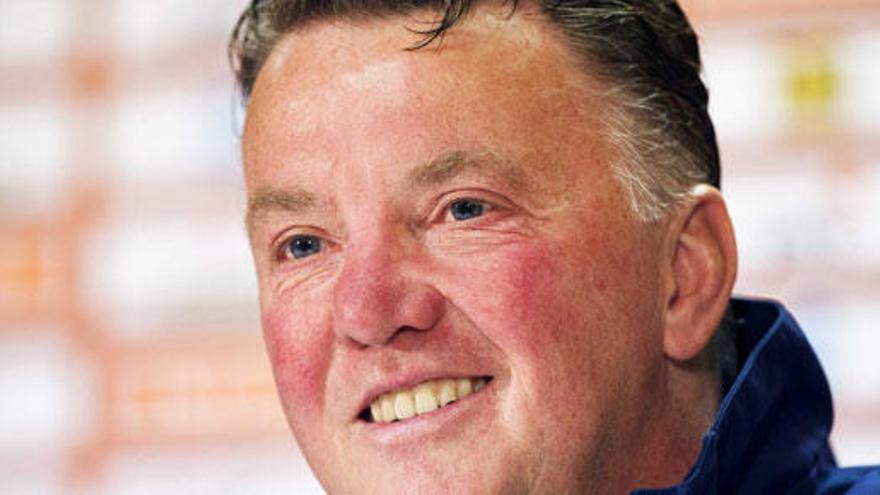 El entrenador holandés, Louis Van Gaal.