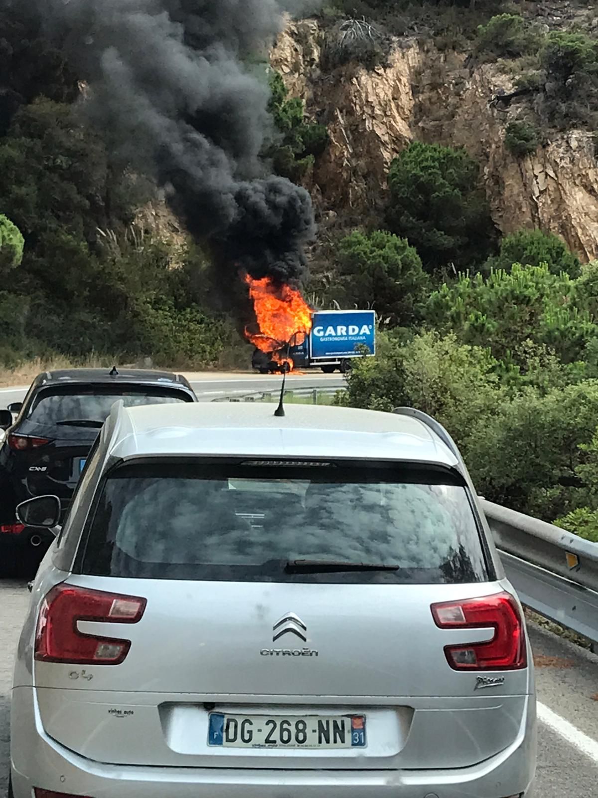 Incendi entre Lloret i Tossa