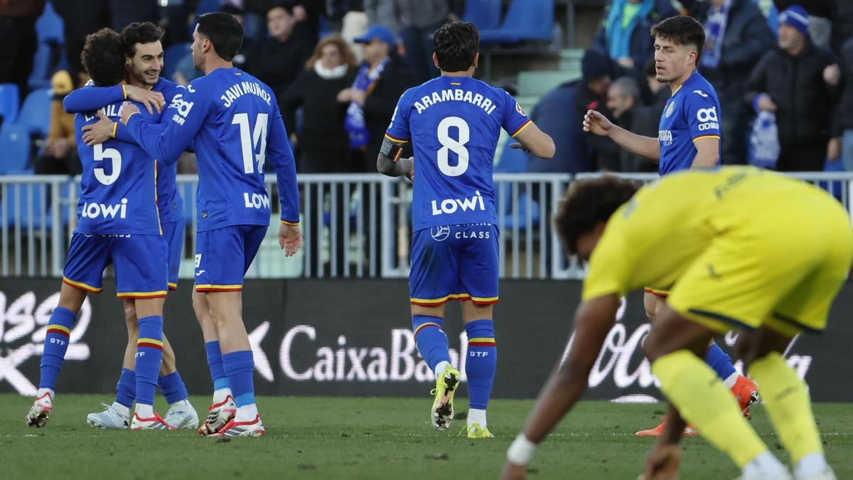 El Getafe toma impulso y deja al Villarreal sin 'sorpasso' al Atlético