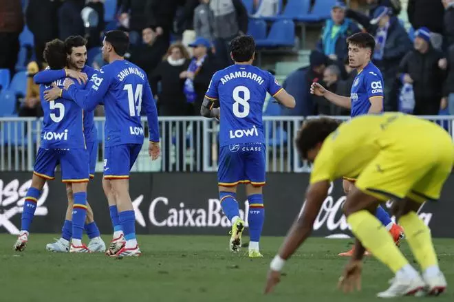 El Getafe toma impulso y deja al Villarreal sin 'sorpasso' al Atlético