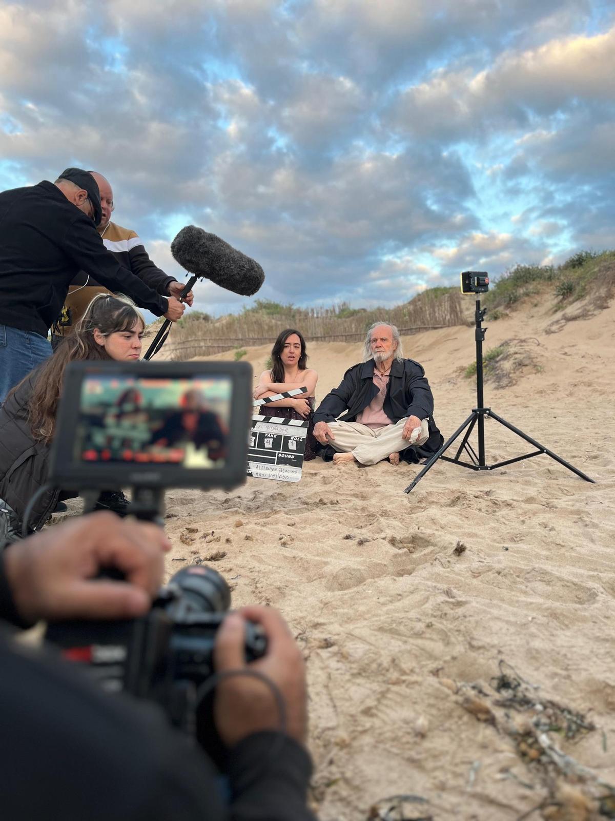 Rodaje en El Pinet del cortometraje