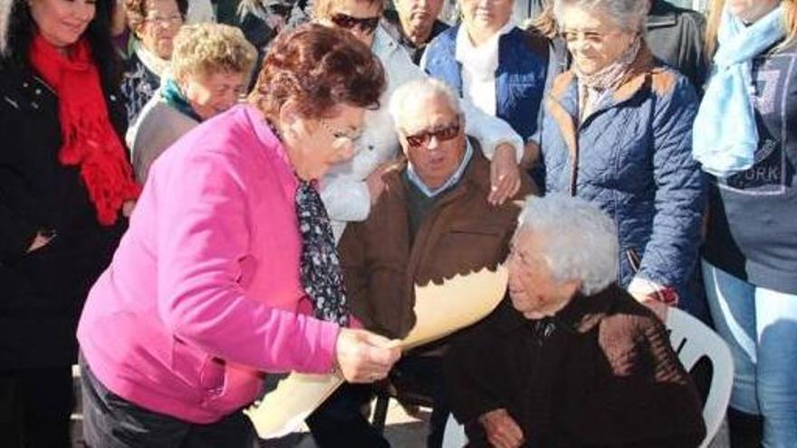 La vecina Elisa Márquez, &#039;La Tata&#039;, cumple cien años